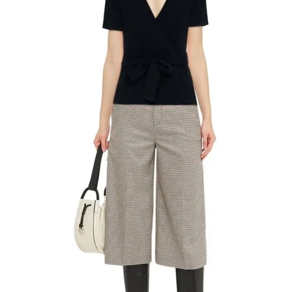 DVF Mirella Stretch - Milano Knot Wrap Top Size XXS - Picture 5 of 8